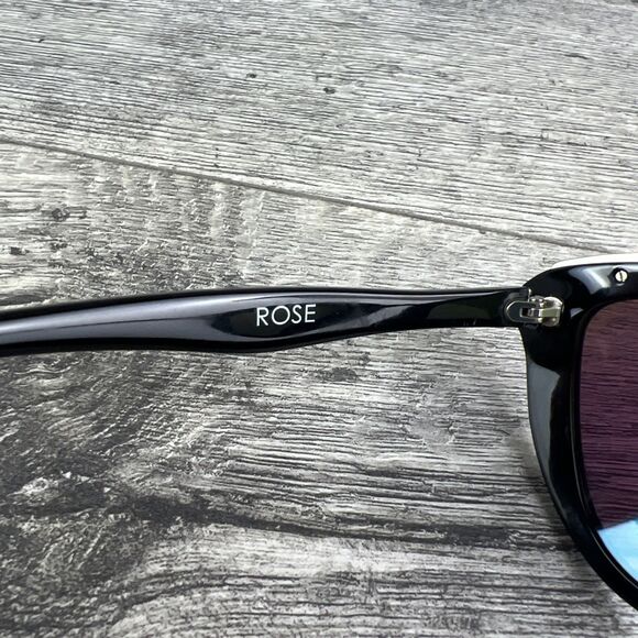 DIFF Eyewear “ROSE” Sunglasses Womens Black Silver Polarized Cat-Eye - Picture 6 of 11